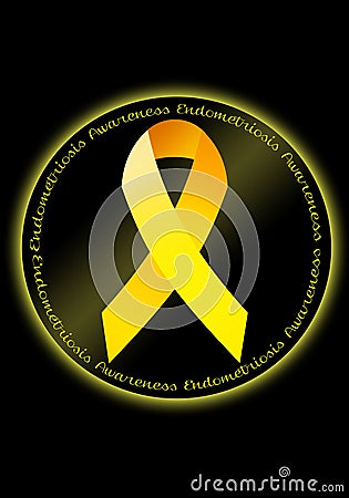 Endometriosis awareness Stock Photo