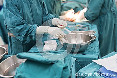 Endovascular intervention Stock Photo