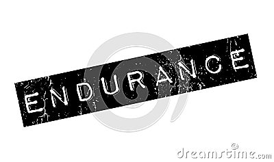 Endurance rubber stamp Vector Illustration