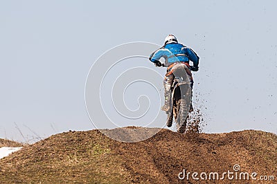 Enduro racers Editorial Stock Photo