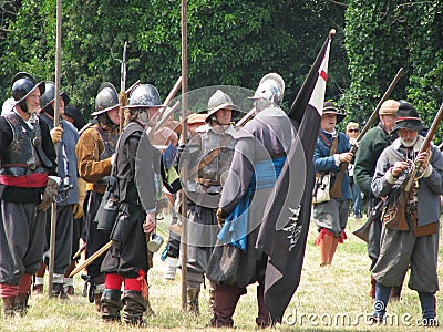 re-enactment British civil war Editorial Stock Photo