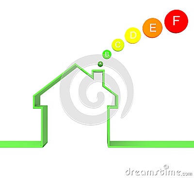 Energetic house class Stock Photo