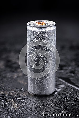 Portion of Energy Drinks Stock Photo