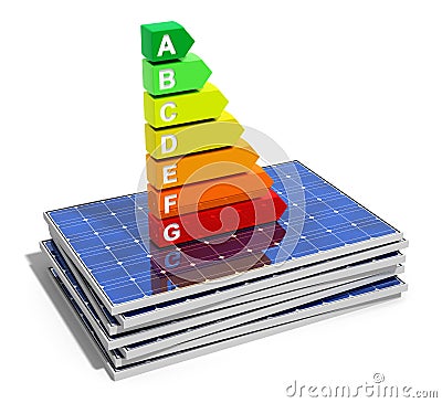 Energy efficiency concept Stock Photo