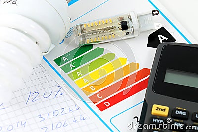 Energy efficiency Stock Photo