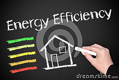 Energy Efficiency of homes Stock Photo