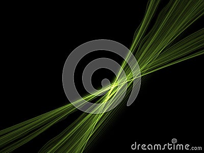 Energy green line Stock Photo