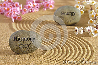 Energy and harmony Stock Photo