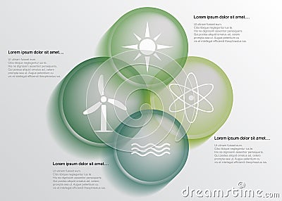 Energy infographic Vector Illustration