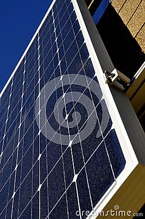 Energy Producing Solar Panel Stock Photo