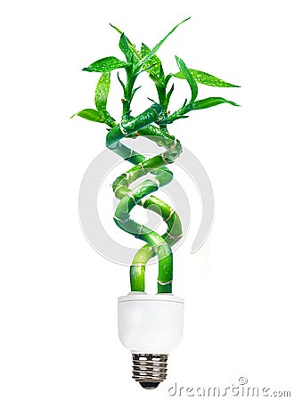 Energy saving lamp Stock Photo