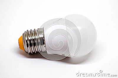 Energy saving light bulb Stock Photo