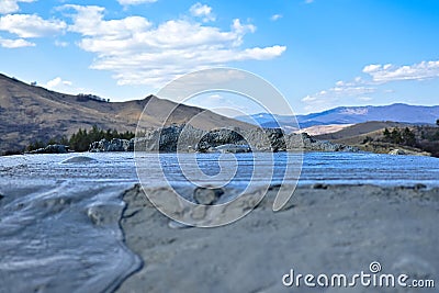 a small volcano Stock Photo