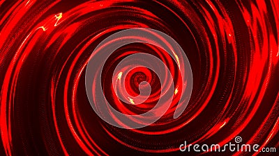 Energy Vortex. Liquid hypnotic looped aqua swirl turning. Luminous whirlpool. Abstract digital swirl. Rotating swirling Stock Photo