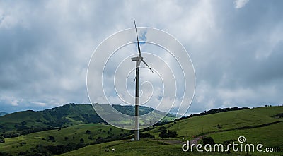 Energy Wind Power Costa Rica Stock Photo
