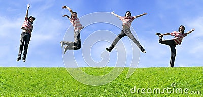 Energy Of Youth Stock Photo