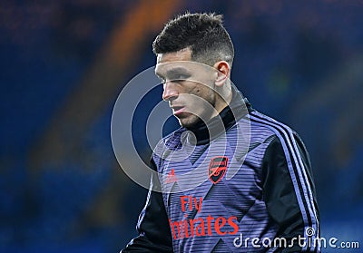 Lucas Torreira of Arsenal FC Editorial Stock Photo
