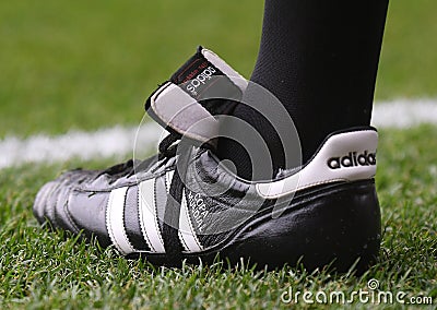 Adidas Copa Mundial shoes for referees Editorial Stock Photo