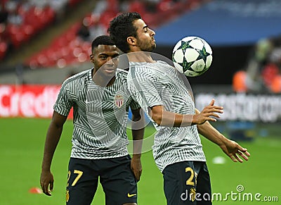 Thomas Lemar and Jean Corentin Editorial Stock Photo