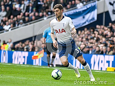 Ben Davies of Tottenham Hotspur Editorial Stock Photo