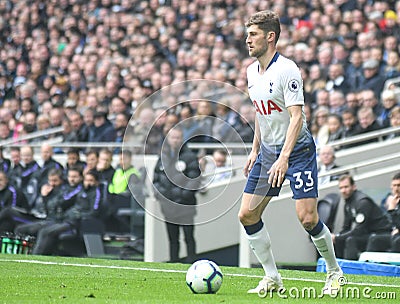 Ben Davies of Tottenham Hotspur Editorial Stock Photo