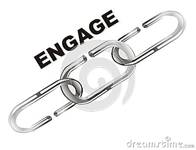 Engage chain Vector Illustration