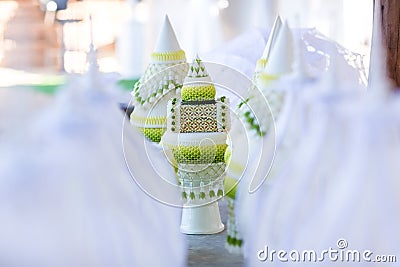 Engagement bowl for Thai engagement ceremony. bride price set, Stock Photo