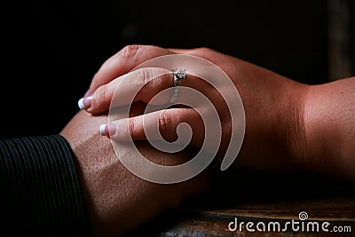 Engagement Ring Stock Photo