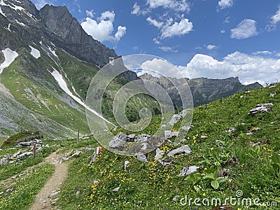 Engelberg Switzerland, mountains Stock Photo