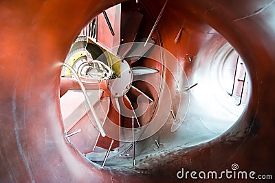 Engine exhaust of a Harrier VTOL plane Editorial Stock Photo