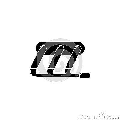engine exhaust manifold illustration. Element of car repair for mobile concept and web apps. Detailed engine exhaust manifold icon Cartoon Illustration