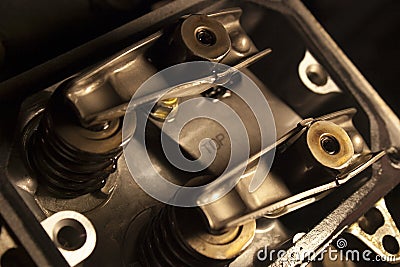 Engine Internals Stock Photo