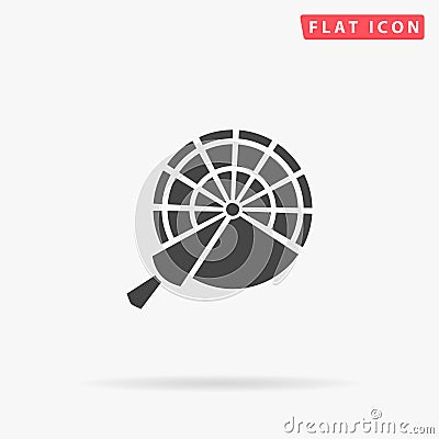 Engine Order Telegraph flat vector icon. Hand drawn style design illustrations Vector Illustration