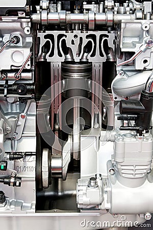 Engine pistons Stock Photo