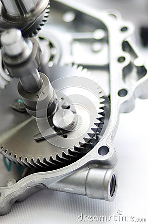 Engine Spare Part Gear Stock Photo