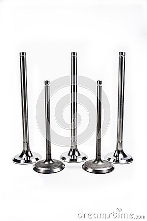 Engine valves Stock Photo