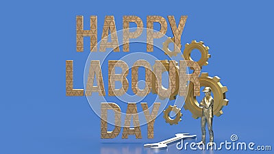 The Engineer for labour day or industry concept 3d rendering Stock Photo