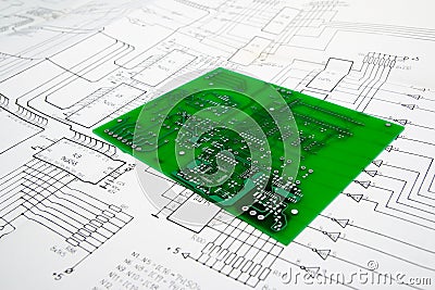 Engineer table design Stock Photo