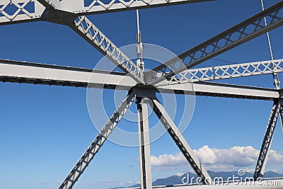 Engineering architectural metal structure Stock Photo