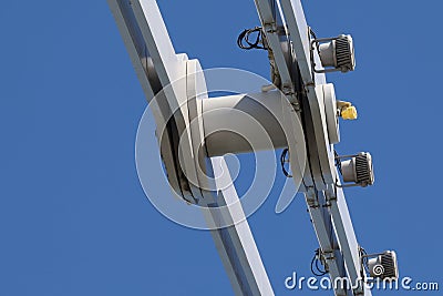 Engineering architectural metal structure Stock Photo