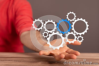 A Engineering And Design Image gears Stock Photo