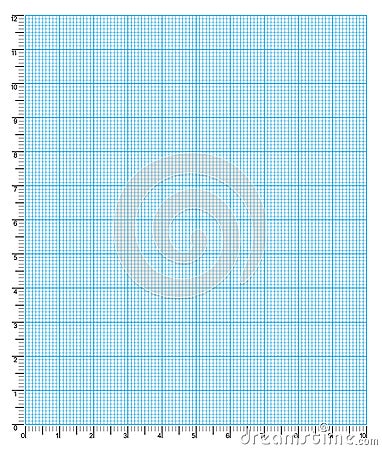 Engineering graph paper mm Vector Illustration