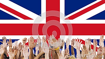 England Country Flag Nationality Culture Liberty Concept Stock Photo