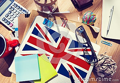 England Country Flag Nationality Culture Liberty Concept Stock Photo