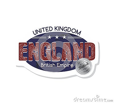 England emblem Vector Illustration