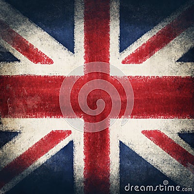 England flag ,grunge and retro flag series Stock Photo