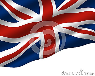 England flag on white background Stock Photo