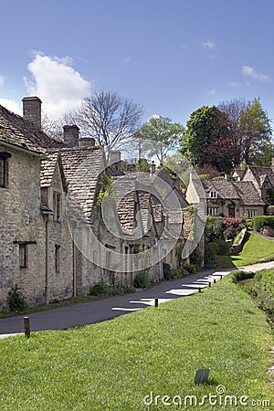 England, Cotswolds, Bibury Editorial Stock Photo