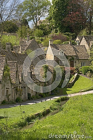 Scenic Cotswolds - Bibury Editorial Stock Photo