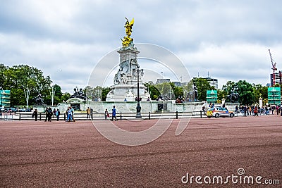 England London 27th Sept 2016 The Victoria Memorial sculpture to Queen Victoria, front of Buckingham Palace Editorial Stock Photo